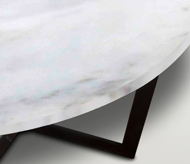 Oscar Marble Coffee Table - Small/Black