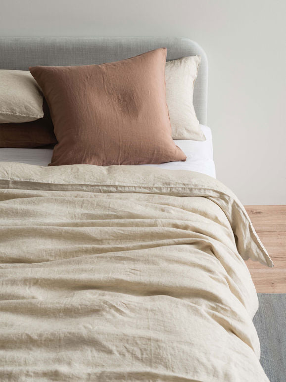 Cambridge Linen Duvet Cover - Oatmeal