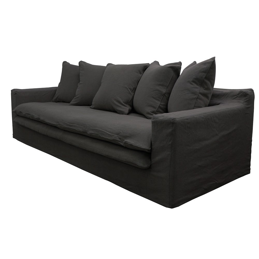 Kyle Three Seater Sofa - Black