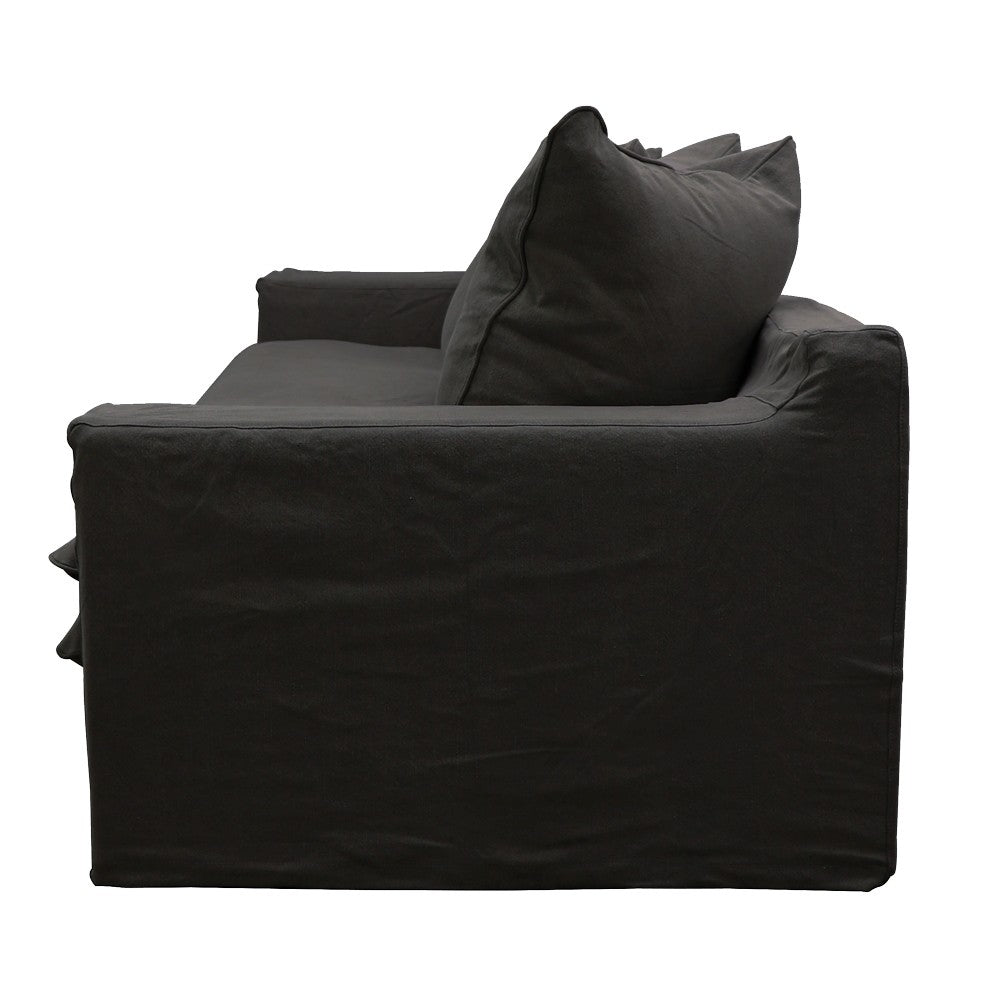 Kyle Three Seater Sofa - Black