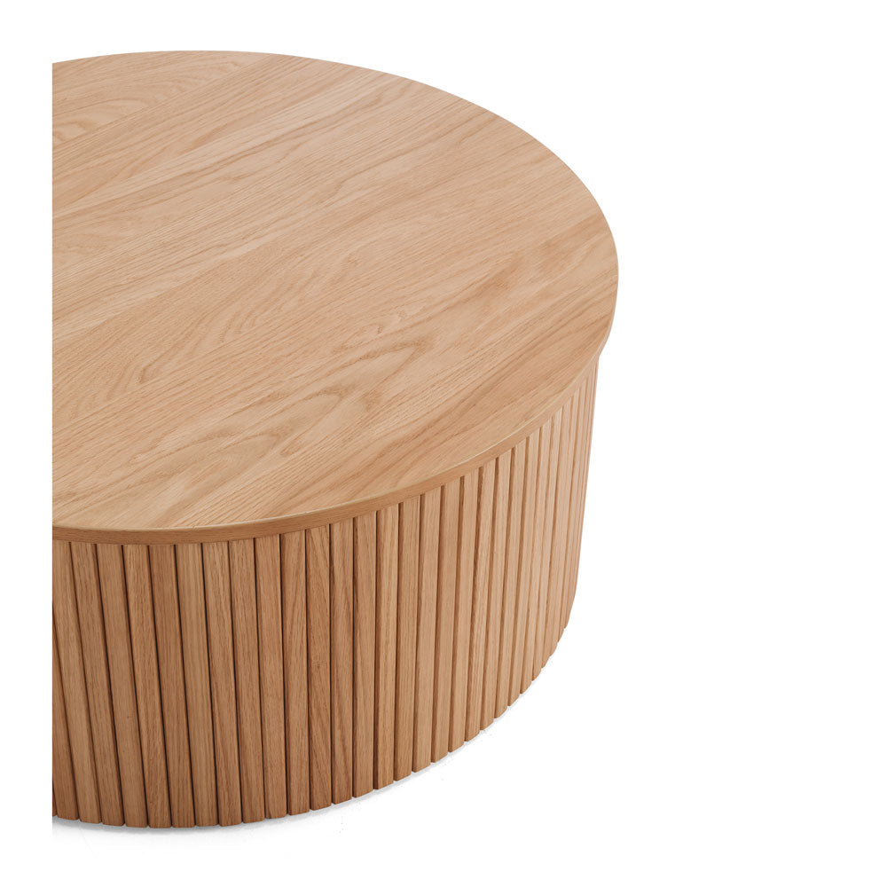 Lime Oak Round Coffee Table