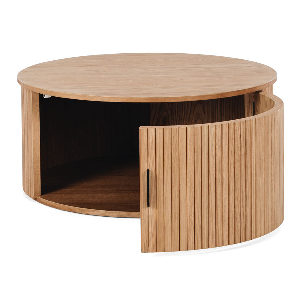 Lime Oak Round Coffee Table