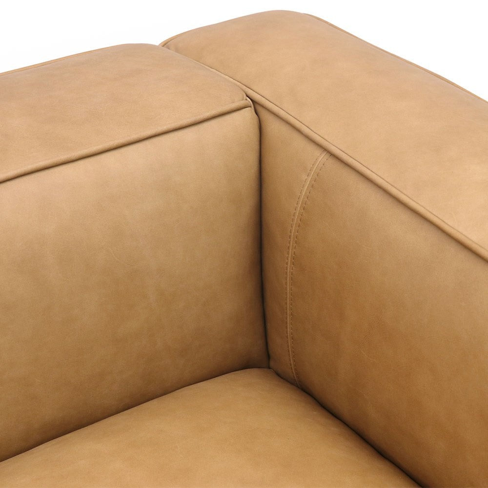 Phillips Natural Leather Sofa - Available in 2 colours