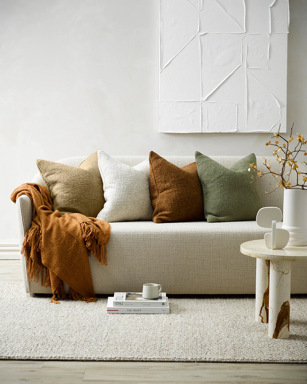 Cyprus Textured Cushion - Available in 4 colours