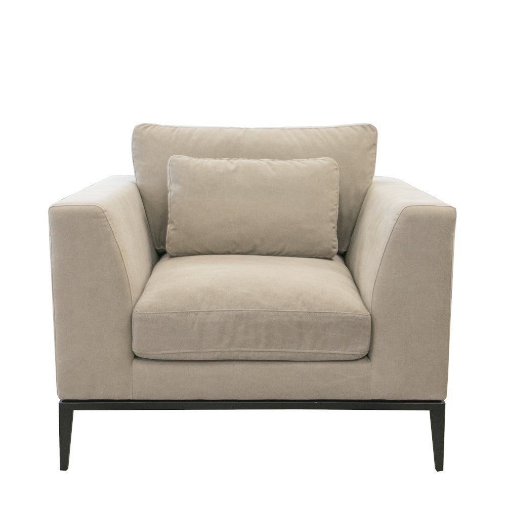 Tyson armchair taupe