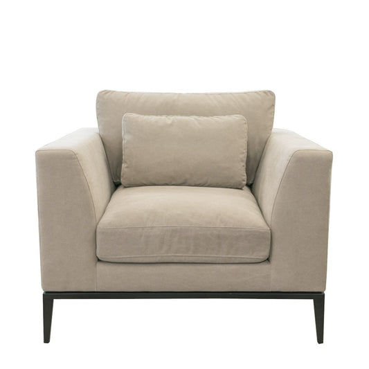 Tyson armchair taupe